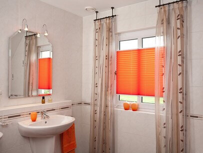 Plissee eignet sich zur Abdunkelung und als Sichtschutz