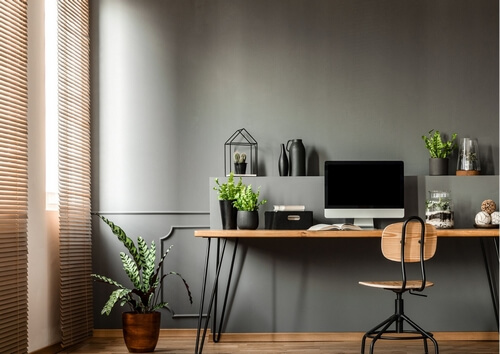 Plissees fürs Büro und Arbeitszimmer