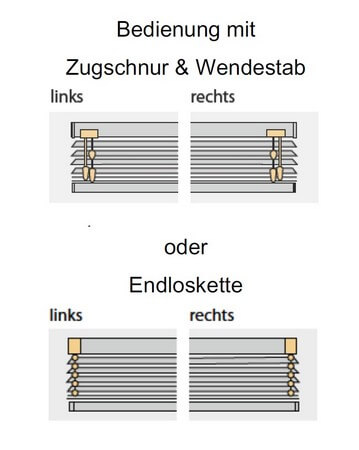 Bedienung von Rollos und Co. wählen