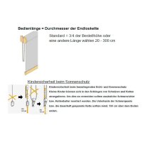 Basisrollos 41.208. blickdicht in 4 Farben - beidseitig Perlex