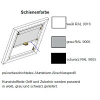 Dachfenster Rollo ungenormt 40.040. blickdicht in 18 Farben - schwer-entflammbar