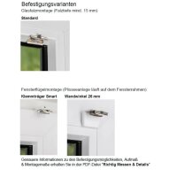 Fensterplissees 31.199. - VS1 blickdicht in 11 Farben