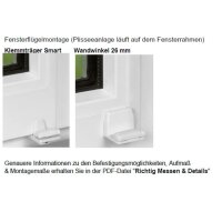 Fensterplissees 31.076. - VS2 blickdicht in 4 Farben gestreift