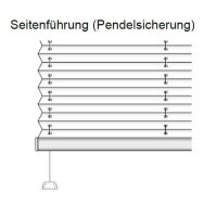 Fensterplissees 31.076. - F1 blickdicht in 4 Farben gestreift