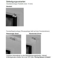 Fensterplissees 32.209. - FK blickdicht in 14 Farben