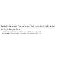 Doppelrollo mit Seitenzug 46.032. - in 2 Farben mit schmalen Streifen