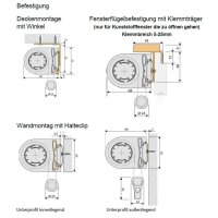Doppelrollo mit Seitenzug 46.700. - in 3 Farben mit breiten Streifen