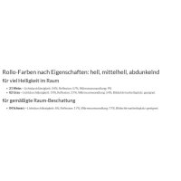Doppelrollo mit Seitenzug 46.700. - in 3 Farben mit breiten Streifen