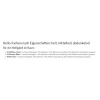 Doppelrollo mit Seitenzug 47.292. - in 3 Farben mit breiten Streifen
