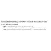 Doppelrollo mit Seitenzug 49.302. - in 3 Farben mit breiten Streifen