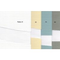 Doppelrollo mit Seitenzug 50.297. - in 4 Farben mit Wellenmuster