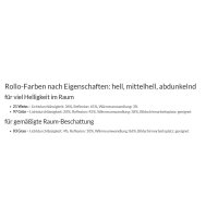Doppelrollo mit Seitenzug 50.300. - in 3 Farben mit 3D-Optik