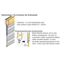 Doppelrollo mit Kassette 45.001. - in 8 Farben mit breiten Streifen