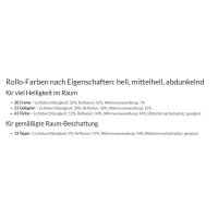Doppelrollo mit Kassette 48.295. - in 4 Farben mit breiten Streifen
