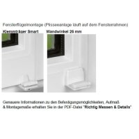 Fensterplissees 31.2 - VS2 blickdicht in 4 Mustern