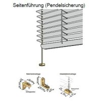 Alu-Jalousien 50. - 16 mm in 7 Farben