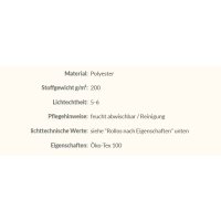 Seitenzugrollo 40.168. blickdicht in 6 Farben - liniert