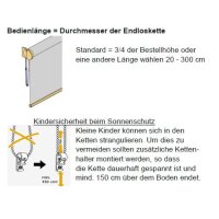 Seitenzugrollo 40.168. blickdicht in 6 Farben - liniert